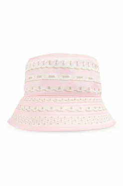 Versace PINK Hat with Versace Treasure print
