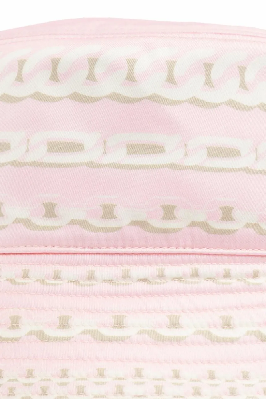 Versace PINK Hat with Versace Treasure print