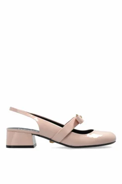 Versace PINK Leather heeled shoes