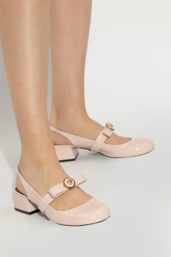Versace PINK Leather heeled shoes