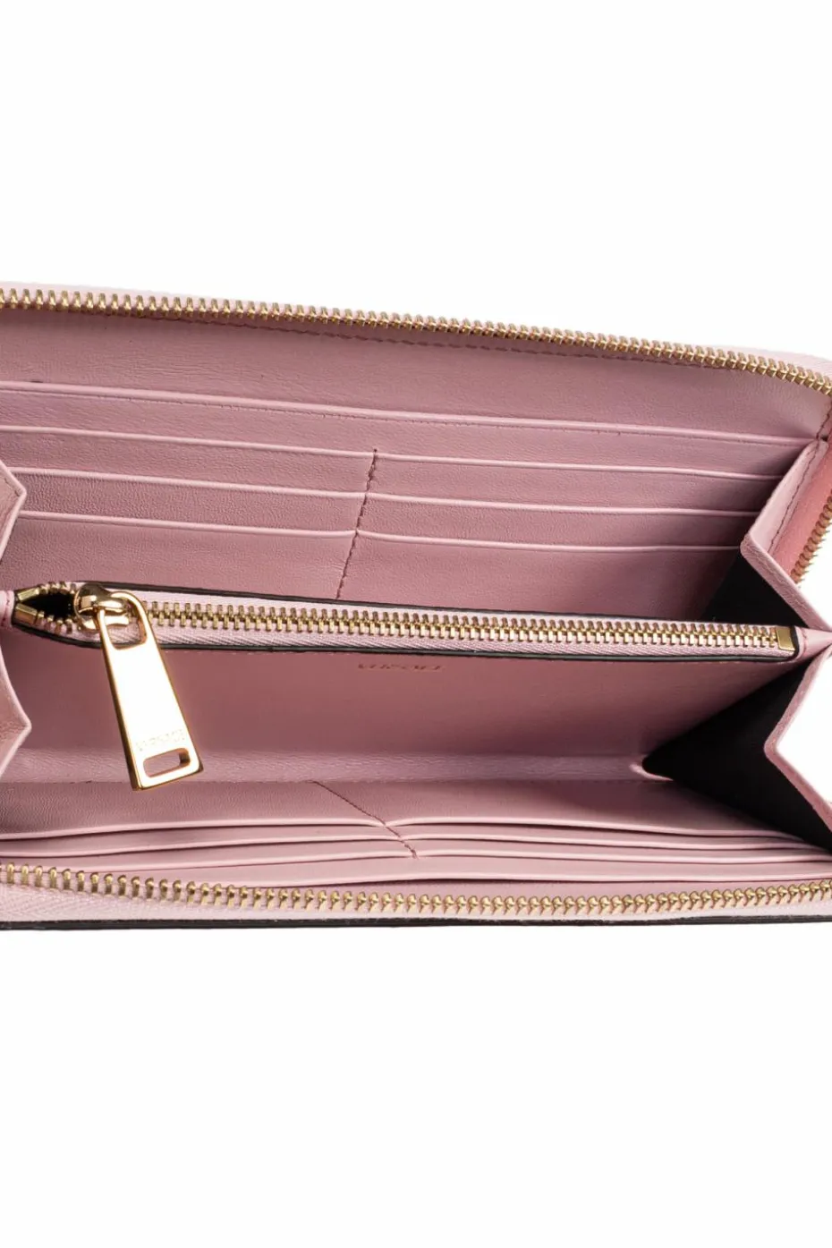 Versace PINK Leather wallet with logo