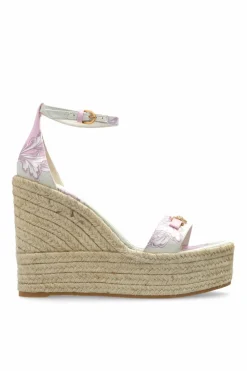 Versace PINK Wedge sandals