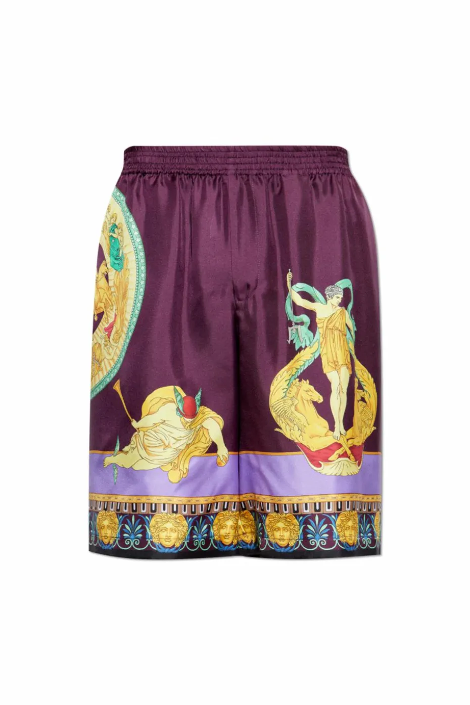 Versace PURPLE Silk shorts