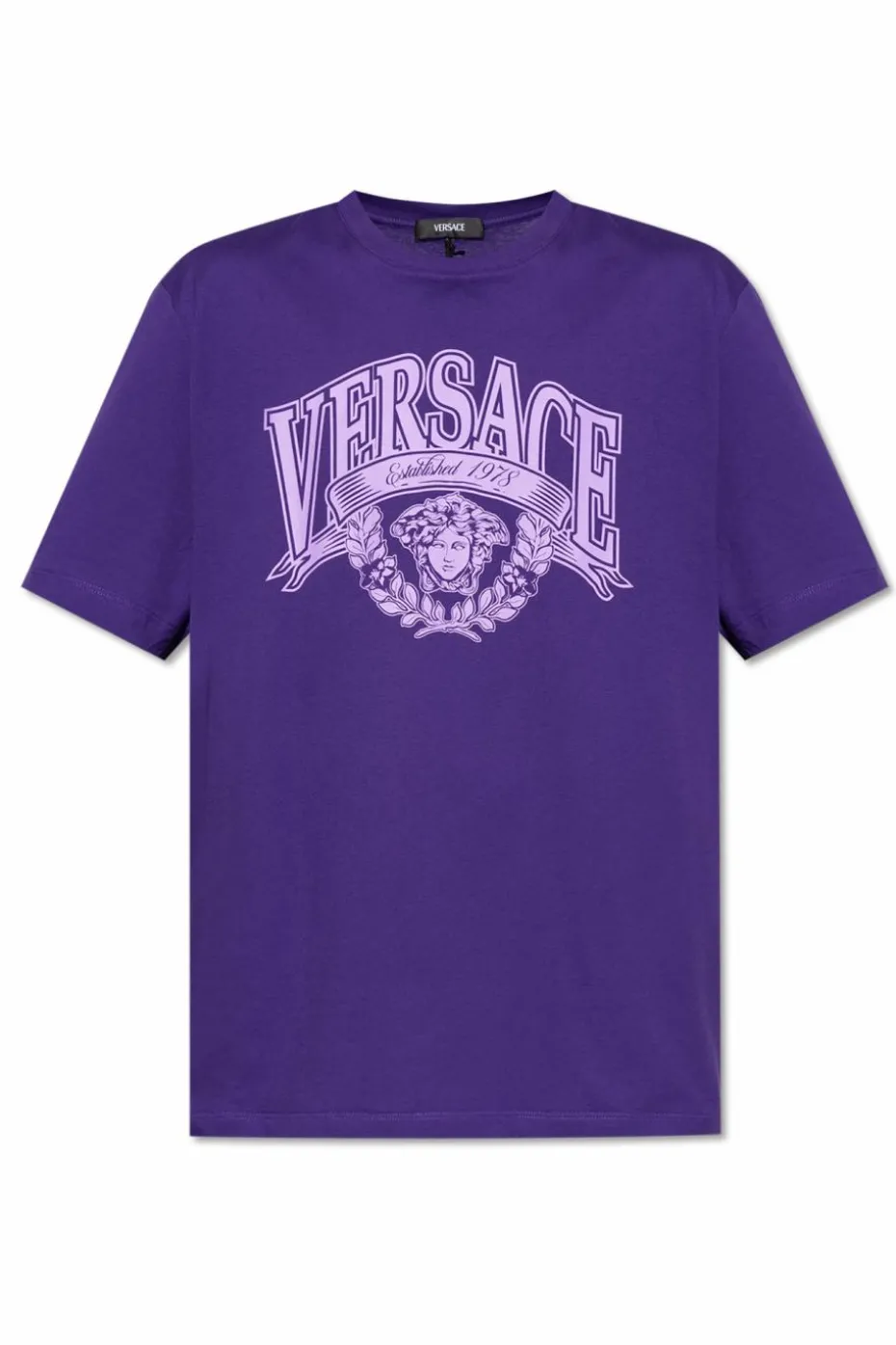 Versace PURPLE T-shirt with print