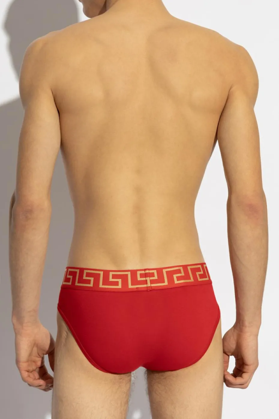 Versace RED Briefs with logo