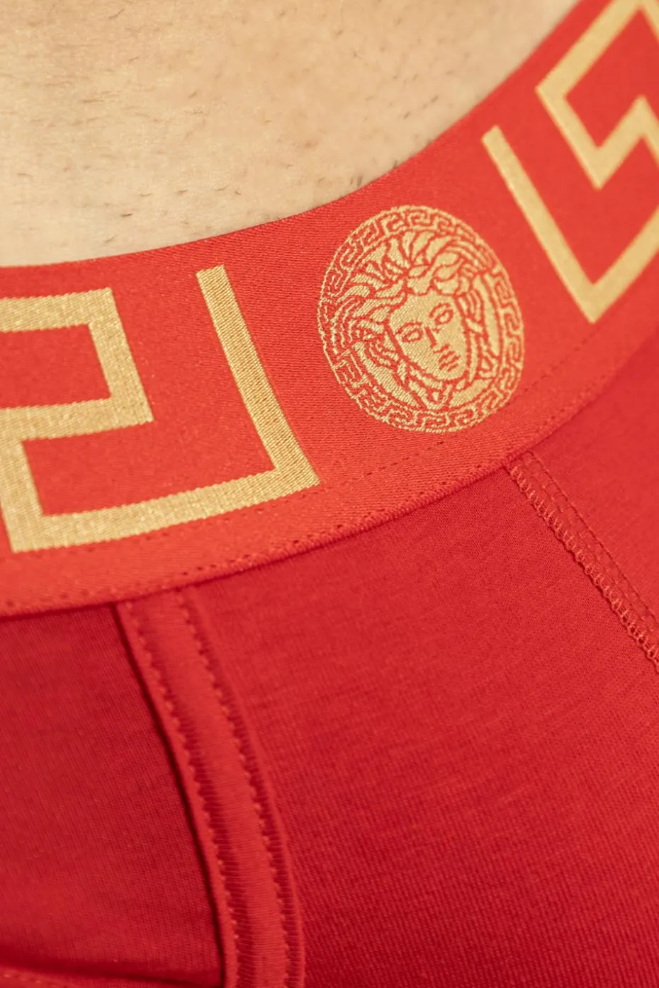 Versace RED Briefs with logo