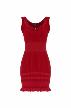Versace RED Dress with appliquƩ