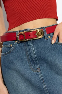 Versace RED Leather belt