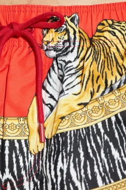 Versace RED Printed swim shorts