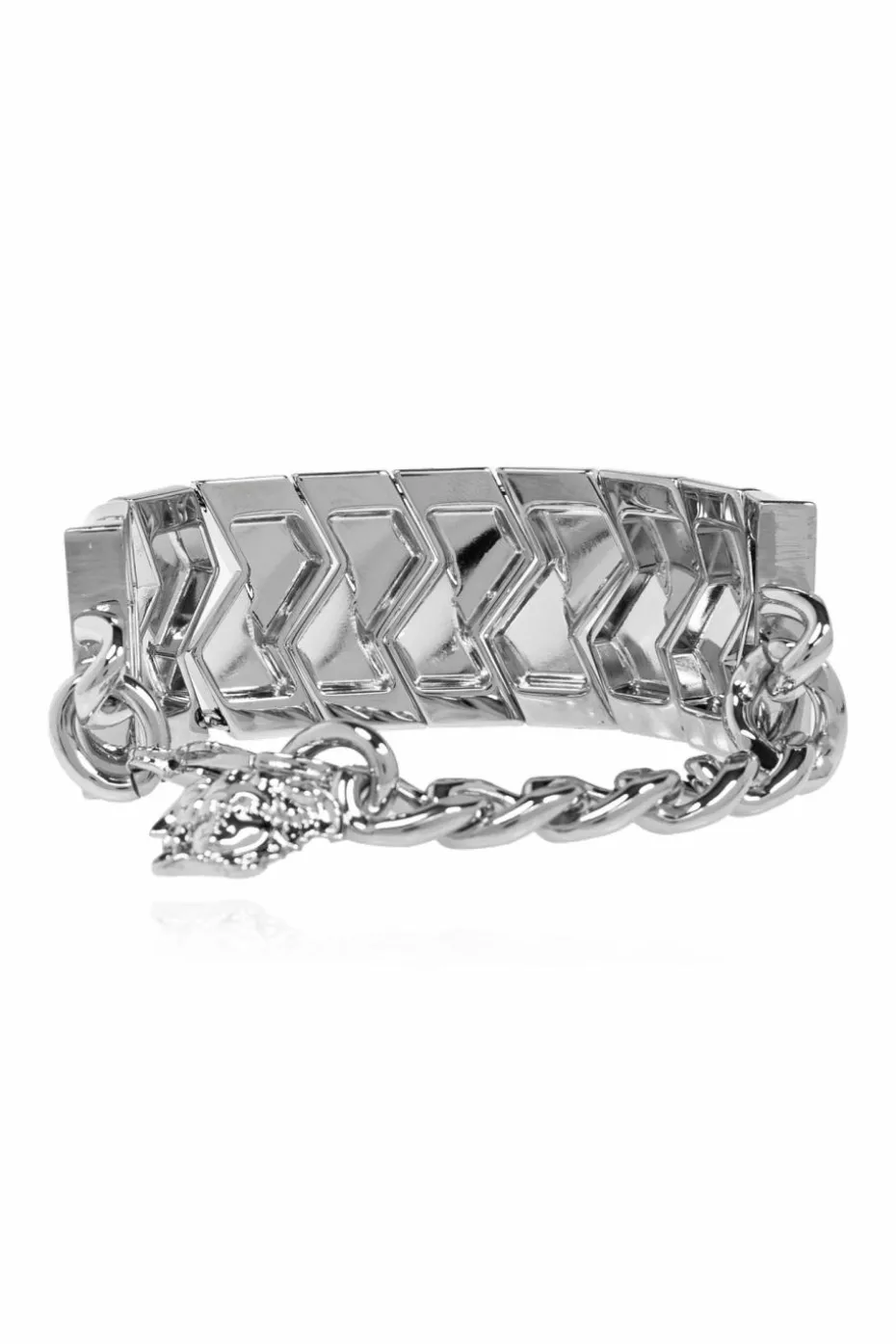 Versace SILVER Bracelet with Medusa head motif