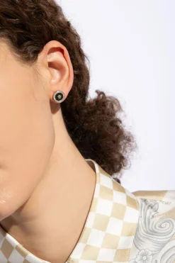 Versace SILVER Brass earrings
