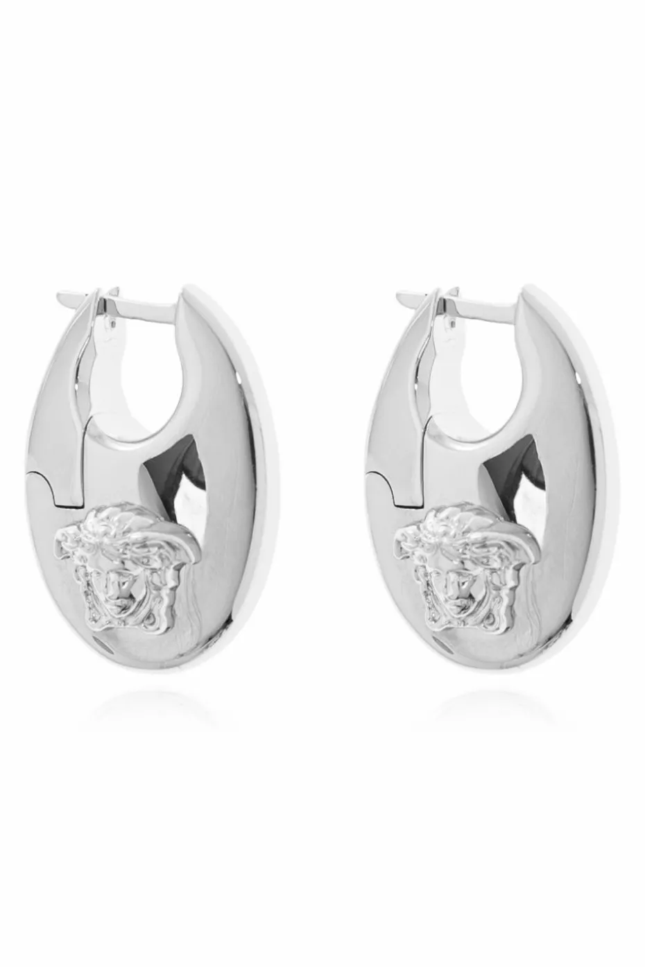 Versace SILVER Earrings with logo