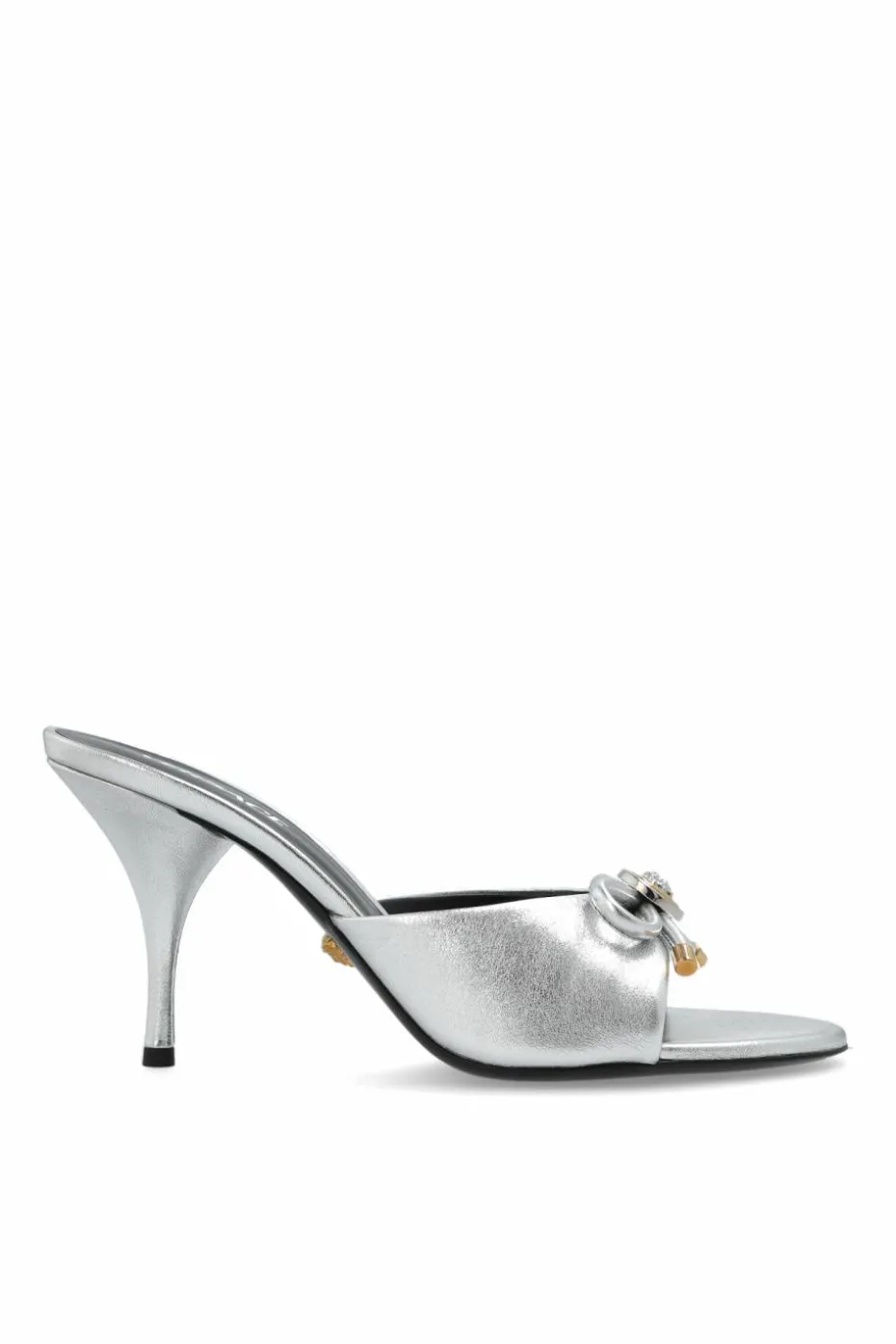 Versace SILVER Heeled mules