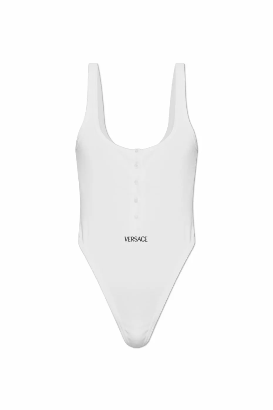 Versace WHITE Bodysuit with embroidered logo