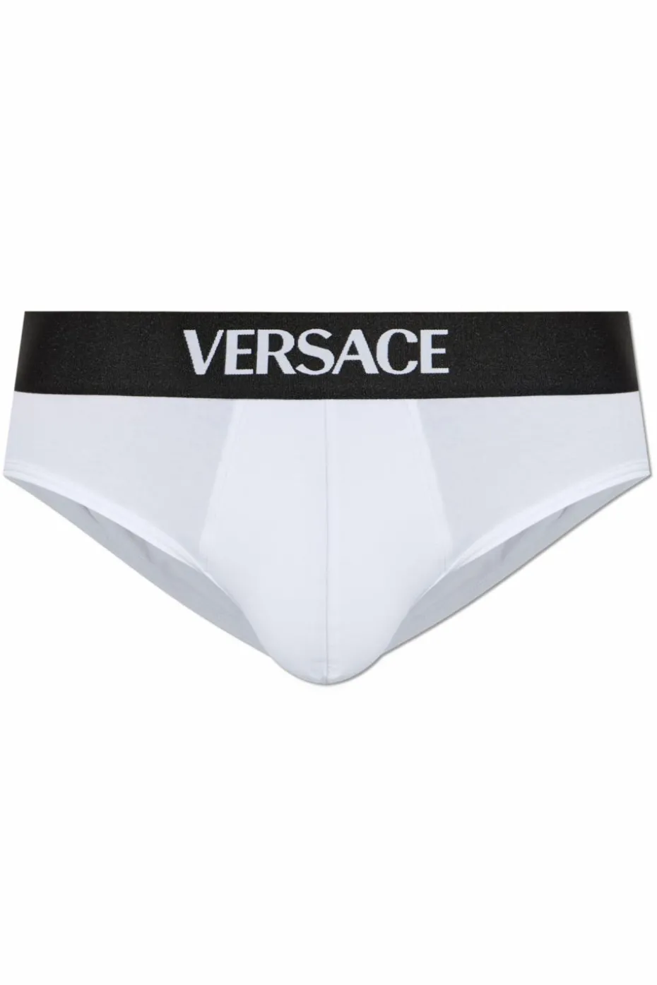 Versace WHITE Cotton briefs with logo