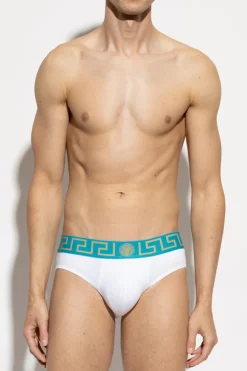 Versace WHITE Cotton briefs