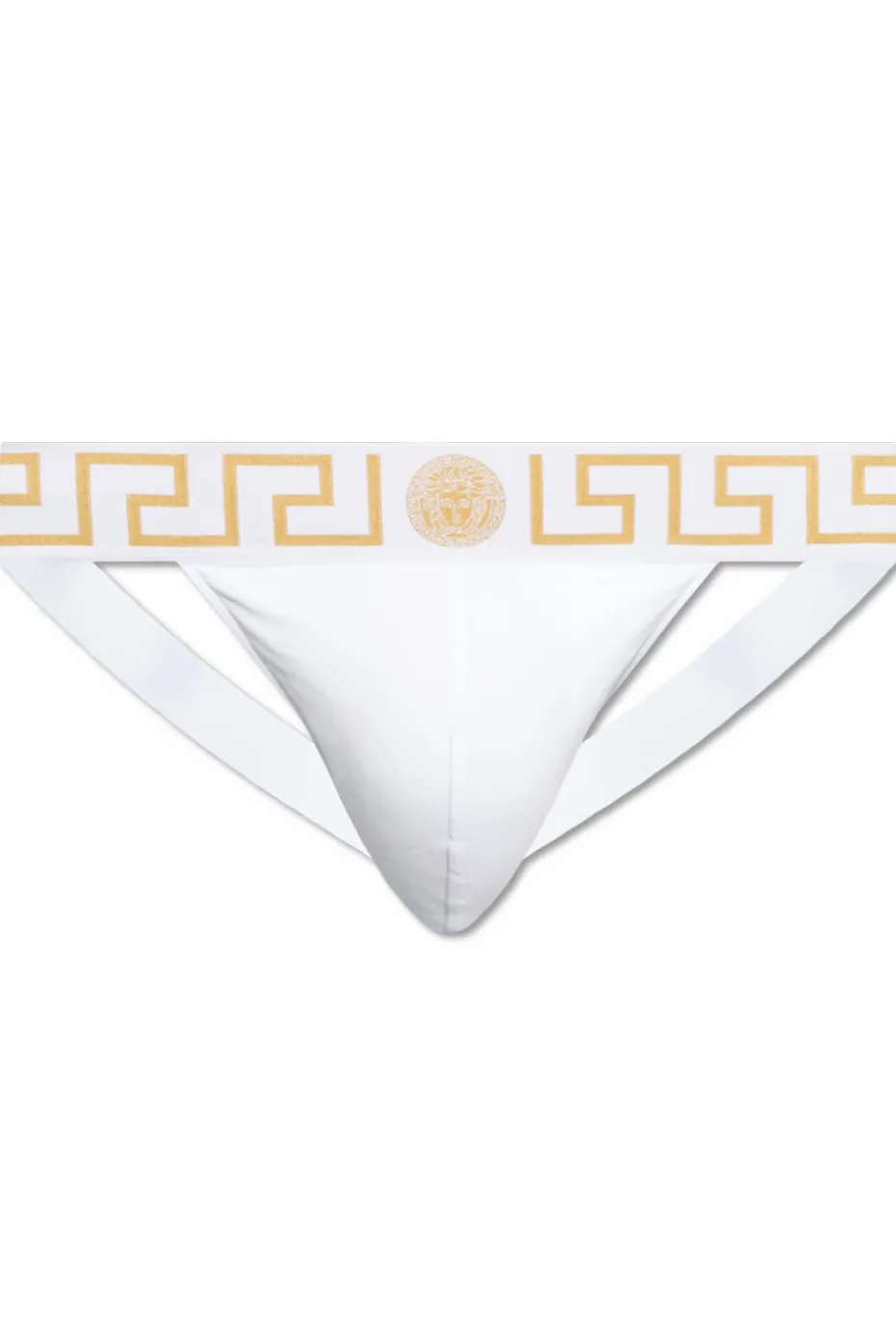 Versace WHITE Cotton jockstraps