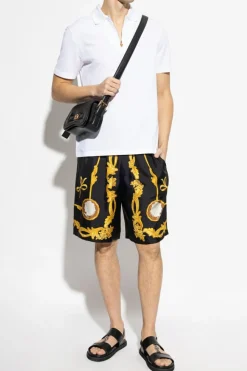 Versace WHITE Cotton Polo