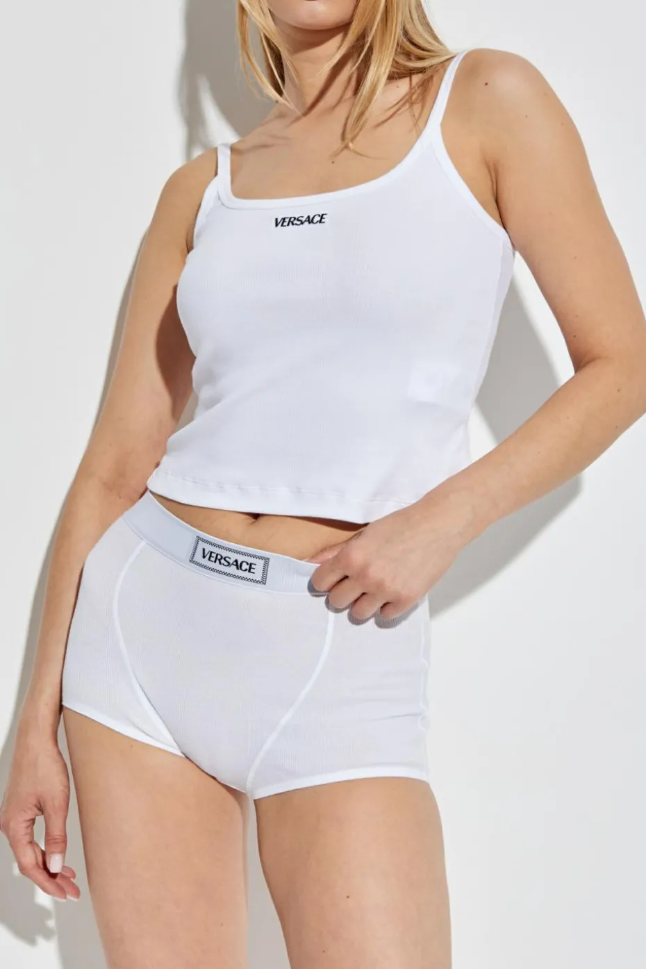 Versace WHITE Lingerie camisole top