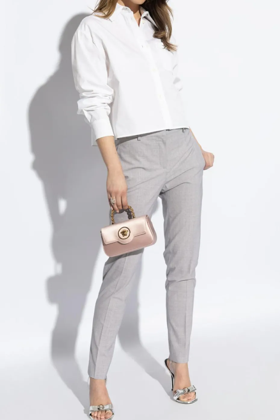 Versace WHITE Shirt with a pocket