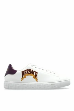 Versace WHITE Sports shoes with embroidered logo