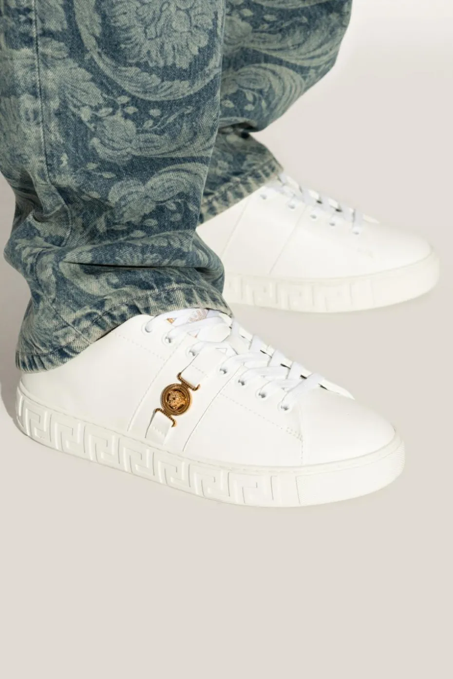 Versace WHITE Sports shoes with logo
