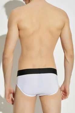 Versace WHITE Three-pack briefs with logo