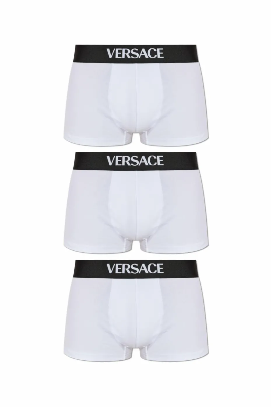 Versace WHITE Three-pack of boxers with logo