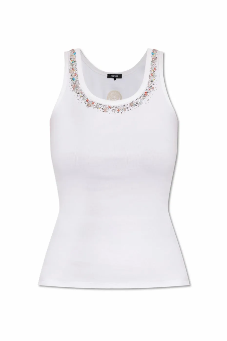 Versace WHITE Top with crystals