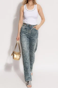 Versace WHITE Top with crystals