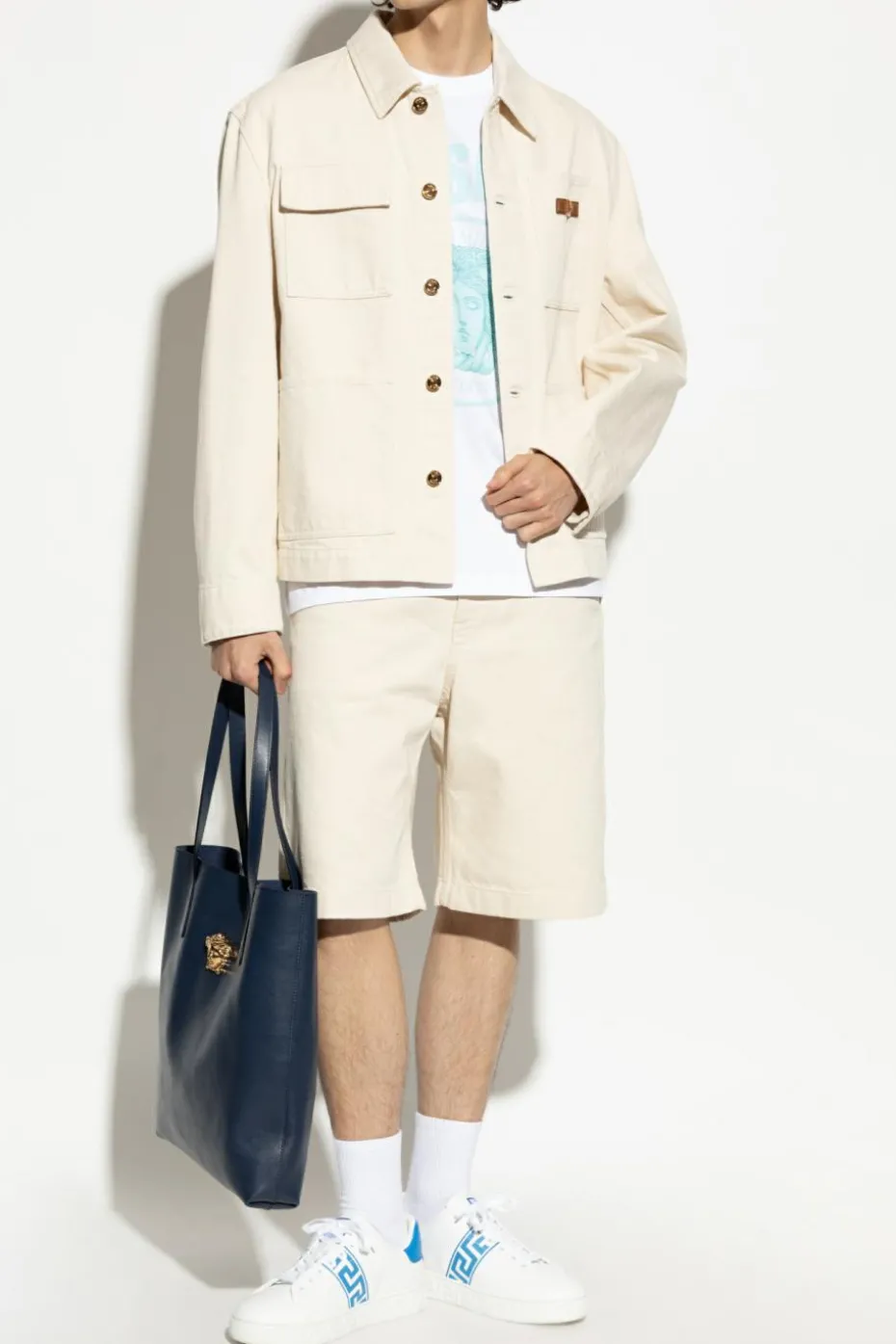 Versace WHITE T-shirt with print