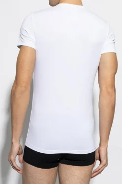 Versace WHITE T-shirt with logo