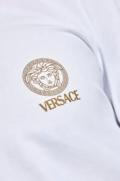 Versace WHITE Two-pack T-shirts with logo