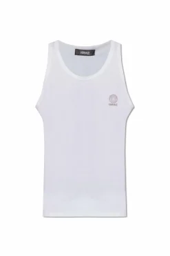 Versace WHITE āUnderwearā collection top