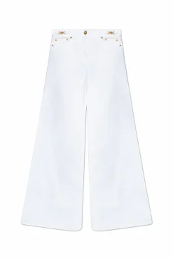 Versace WHITE Wide-leg jeans