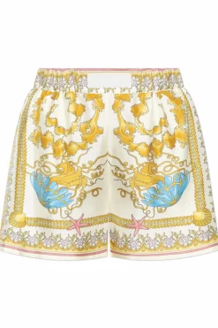 Versace YELLOW Silk shorts