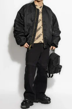 VETEMENTS beige Sweater with logo