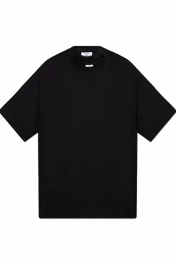 VETEMENTS BLACK Double 'oversize' T-shirt