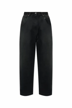 VETEMENTS BLACK Jeans with logo