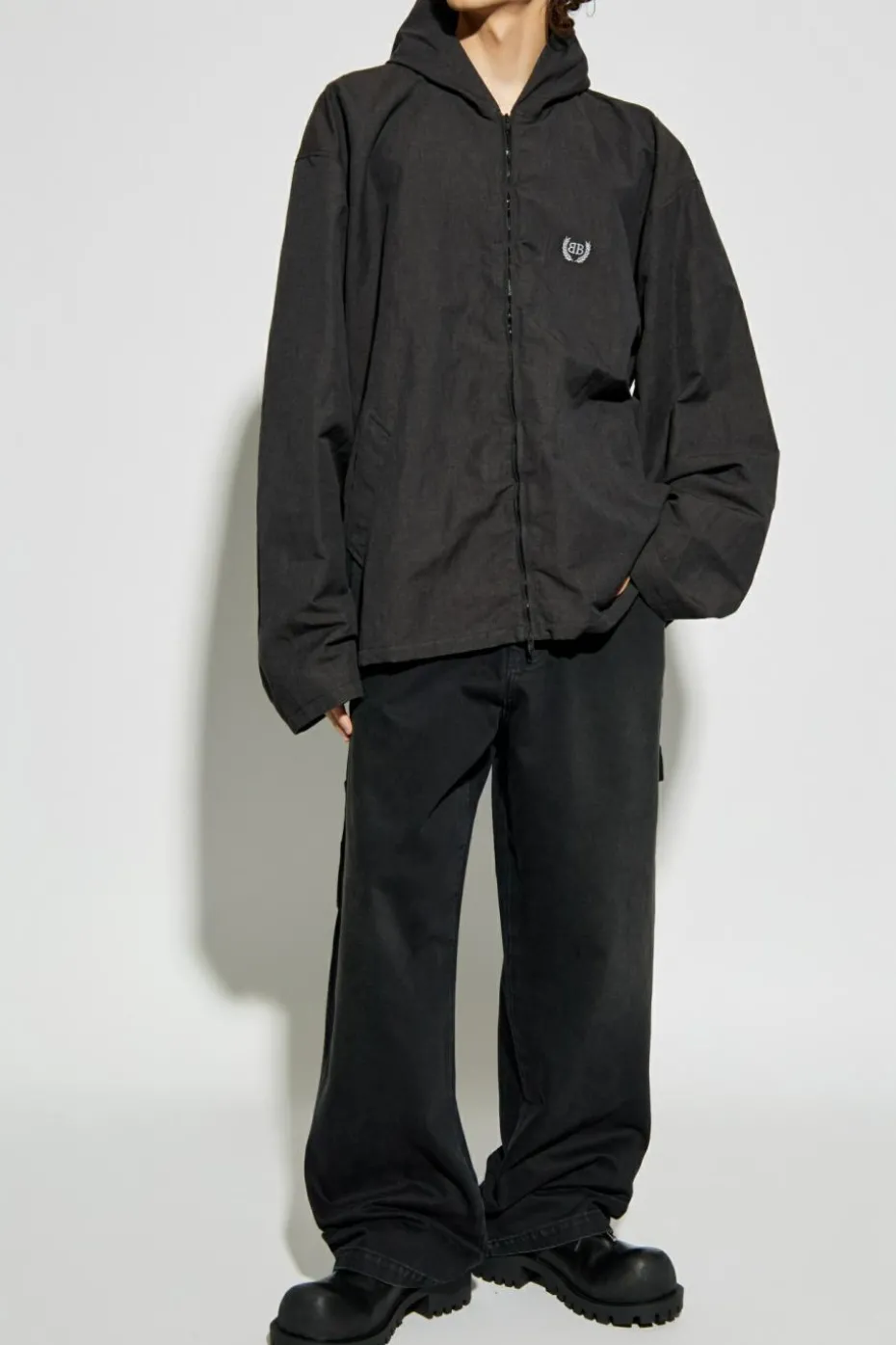 VETEMENTS BLACK Jeans with logo
