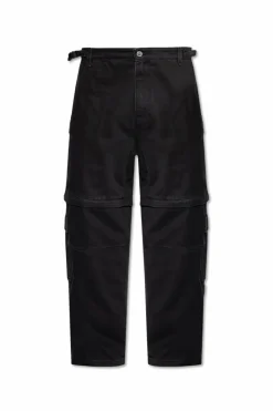 VETEMENTS BLACK Jeans with pockets