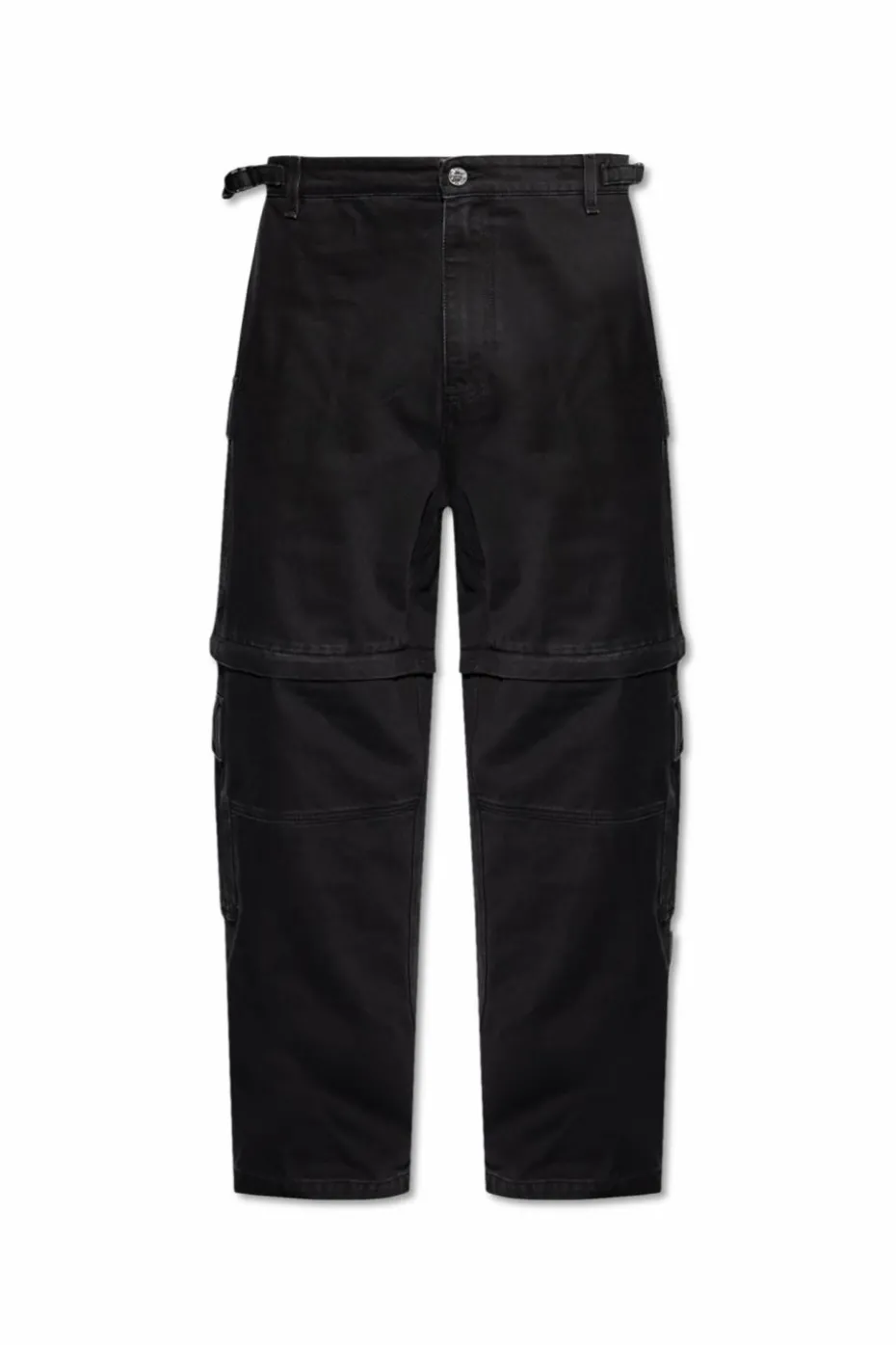 VETEMENTS BLACK Jeans with pockets