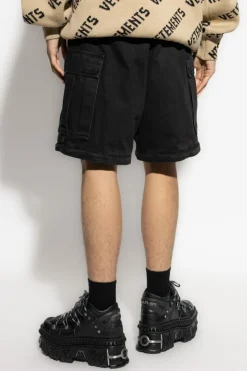 VETEMENTS BLACK Jeans with pockets
