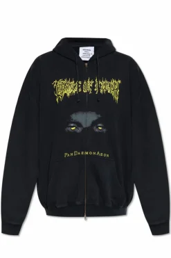 VETEMENTS BLACK Oversized sweatshirt