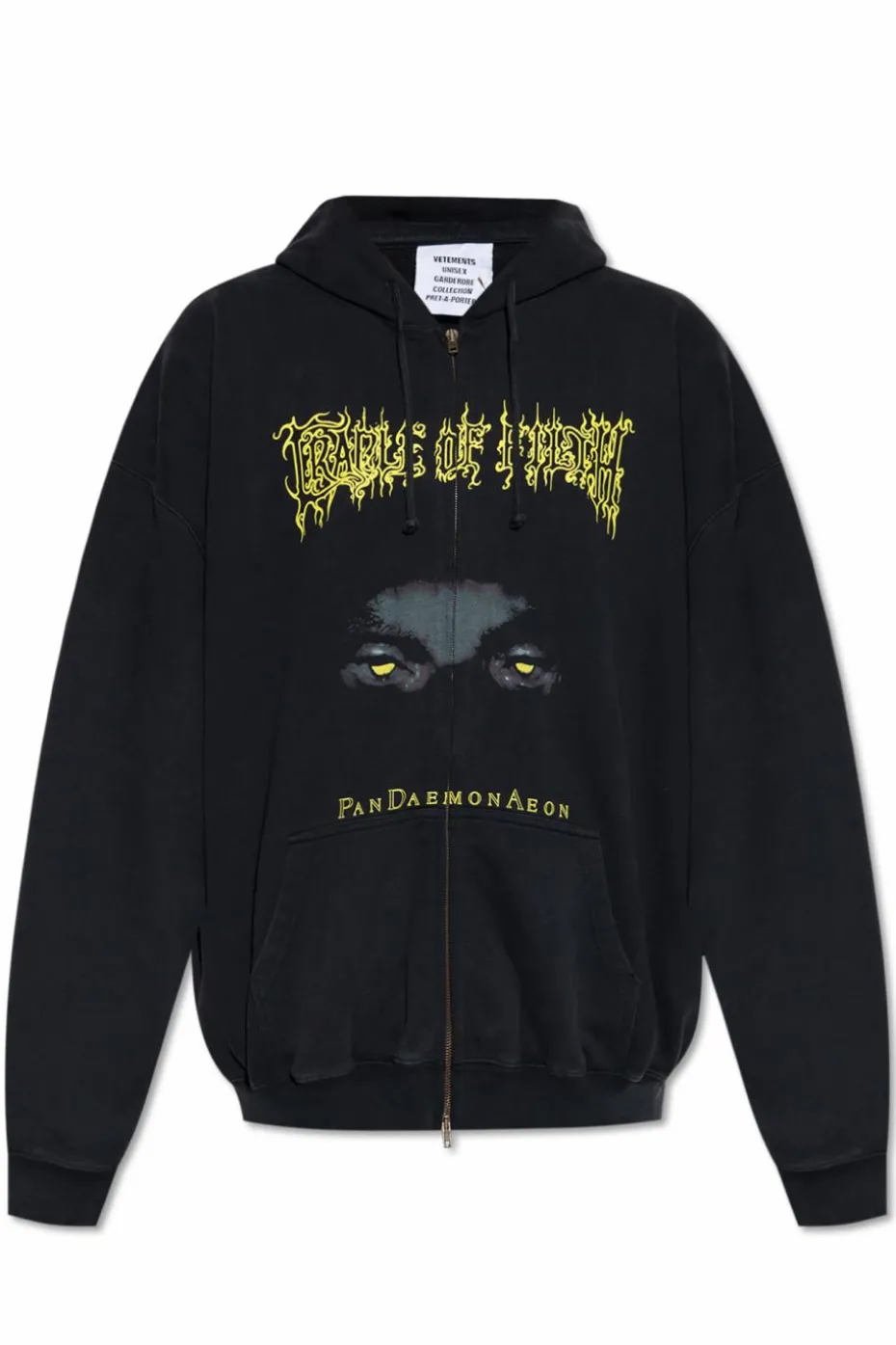 VETEMENTS BLACK Oversized sweatshirt
