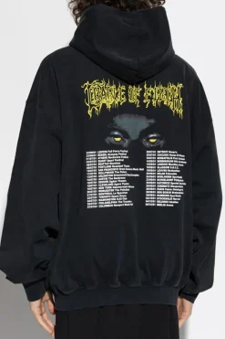 VETEMENTS BLACK Oversized sweatshirt