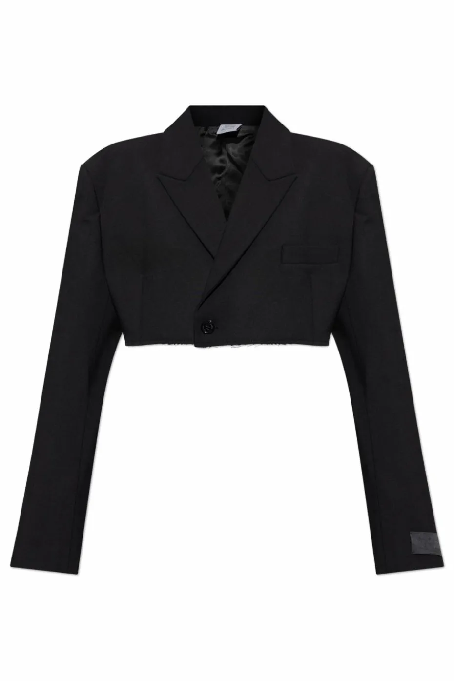 VETEMENTS BLACK Short blazer