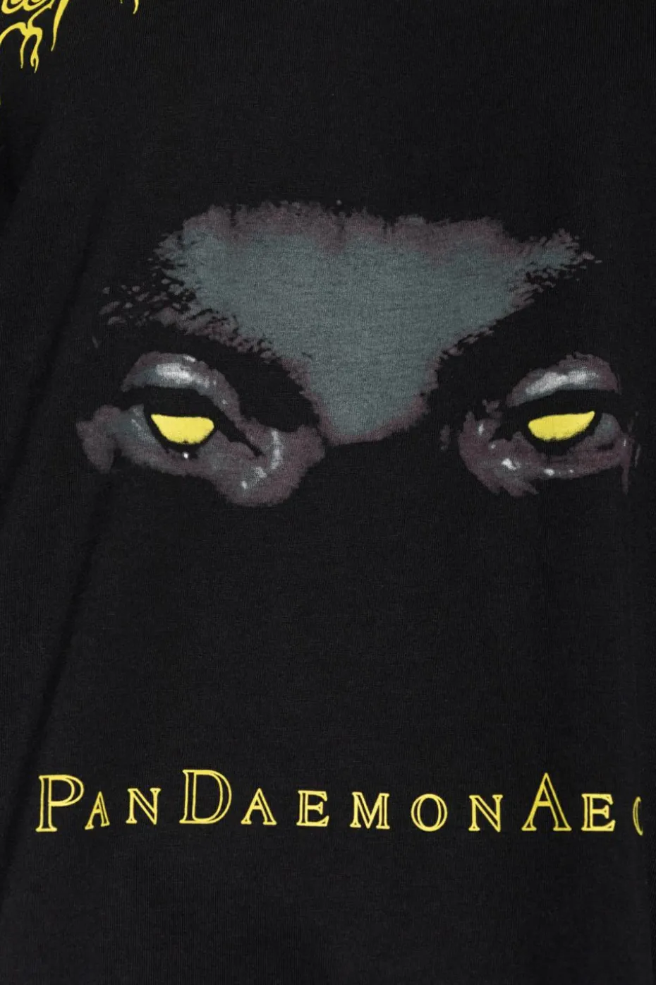 VETEMENTS BLACK T-shirt with print