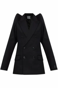 VETEMENTS BLACK Wool blazer