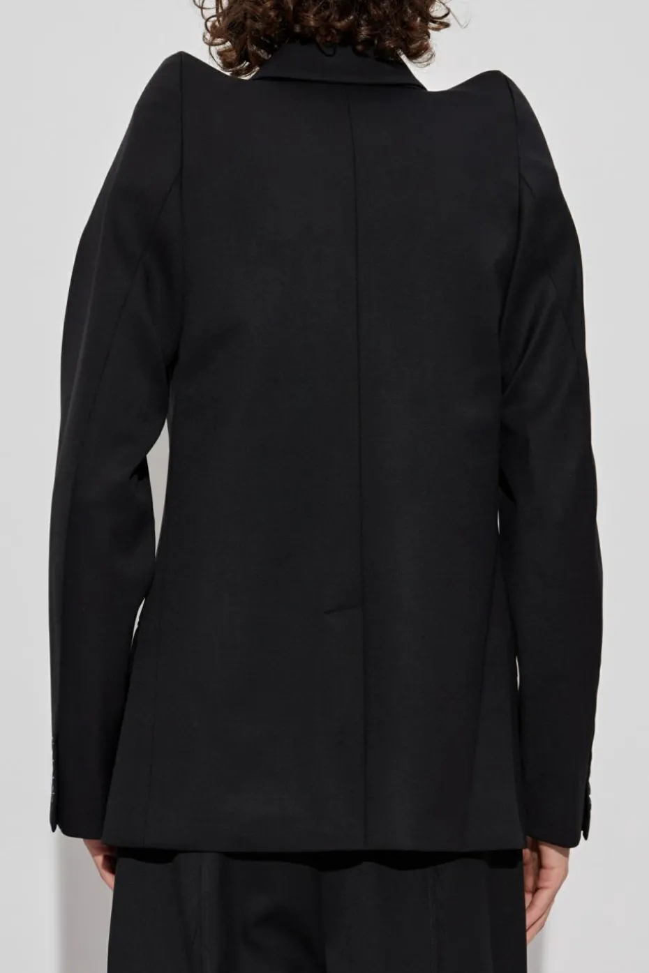 VETEMENTS BLACK Wool blazer